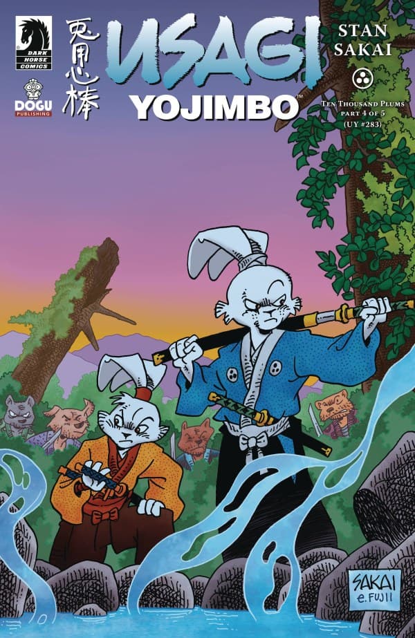 Usagi Yojimbo: Ten Thousand Plums #4 cover