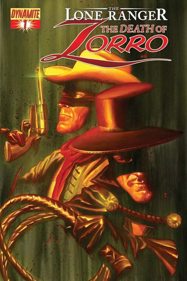 The Lone Ranger & Zorro: The Death of Zorro #1 cover