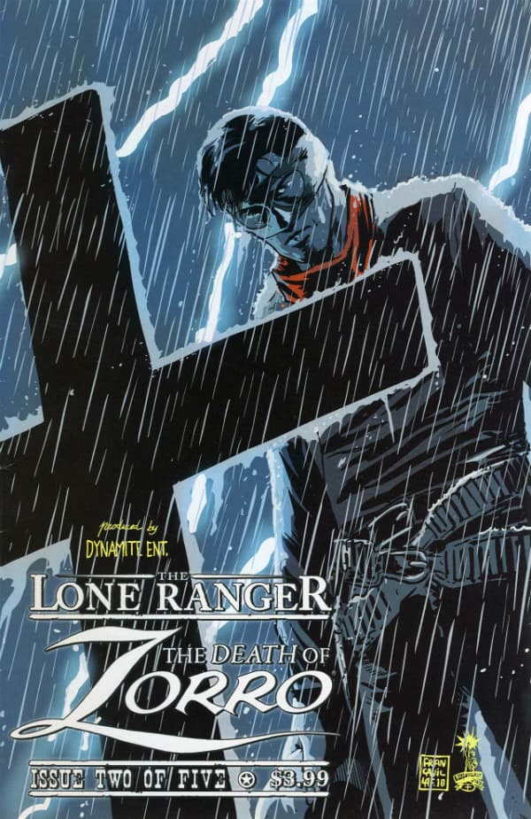 The Lone Ranger & Zorro: The Death of Zorro #2 cover
