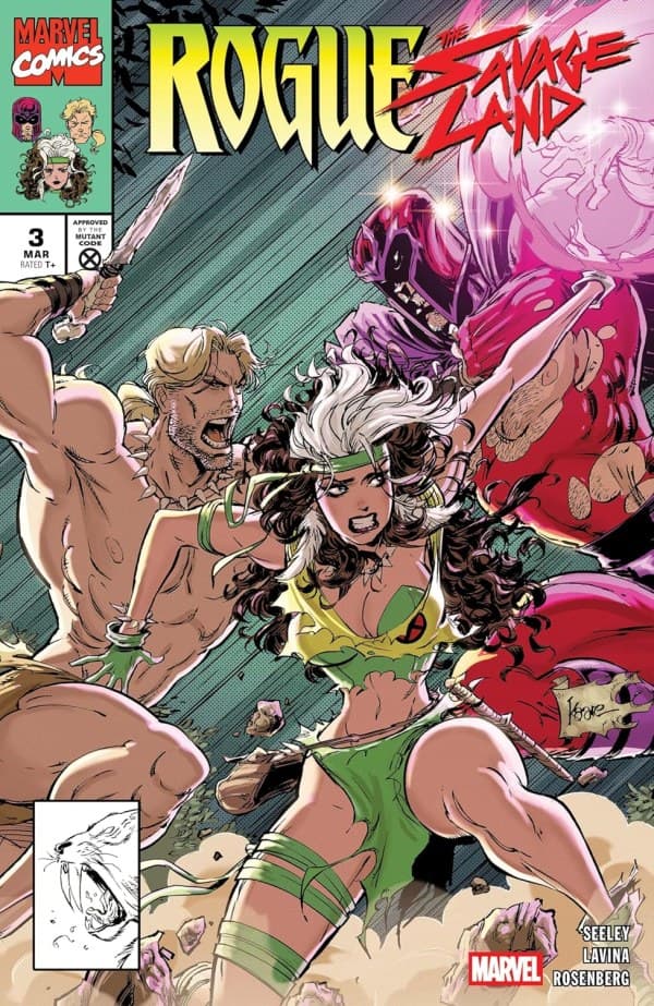 Rogue: The Savage Land #3 cover
