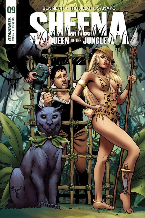 Sheena Queen of the Jungle #9 cover