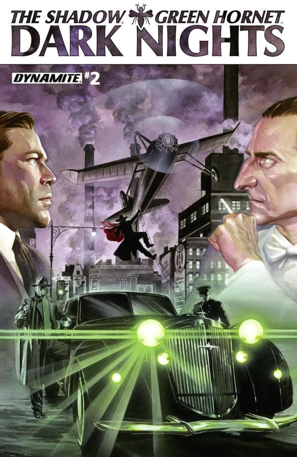 The Shadow/Green Hornet: Dark Nights #2 cover
