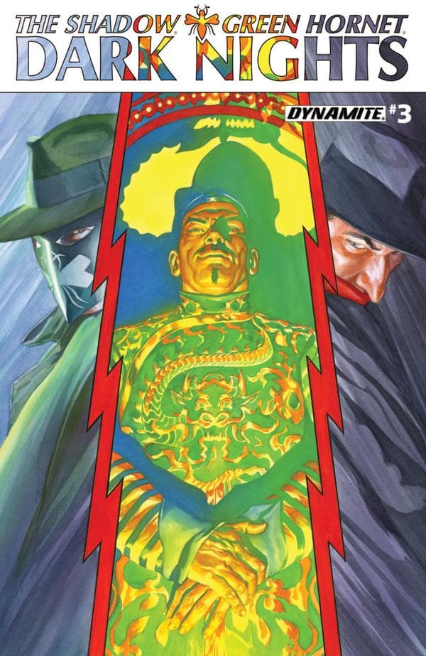 The Shadow/Green Hornet: Dark Nights #3 cover