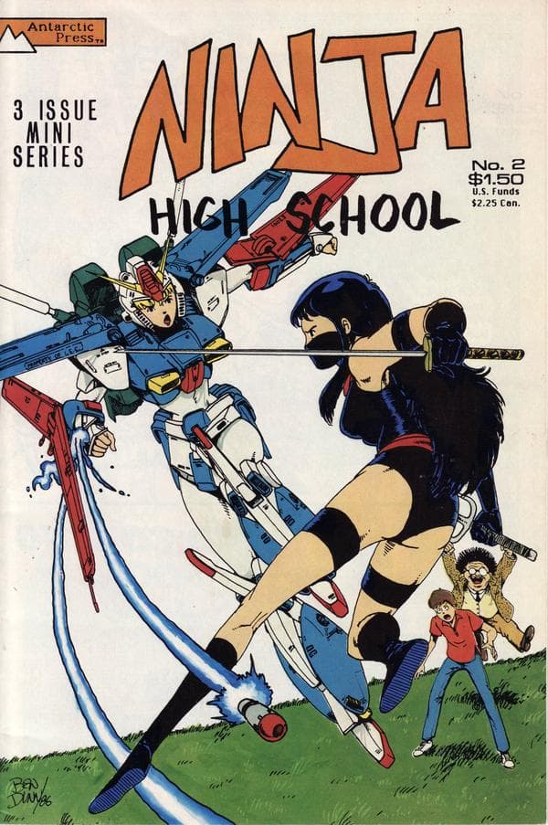 Ninja High School #2 cover