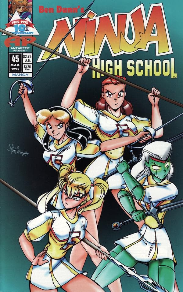 Ninja High School #45 cover