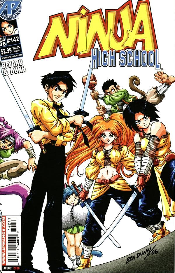 Ninja High School #142 cover