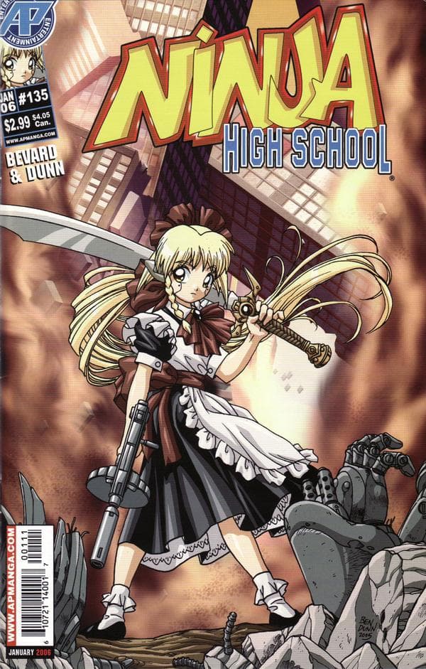 Ninja High School #135 cover