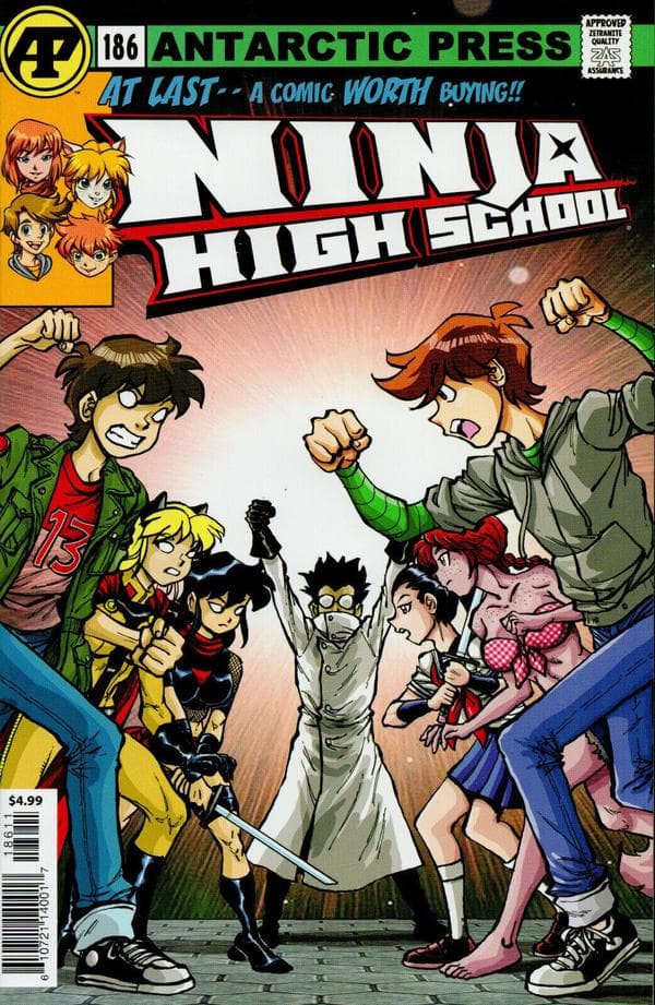 Ninja High School #186 cover