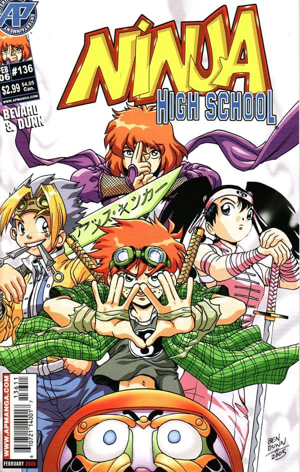 Ninja High School #136 cover