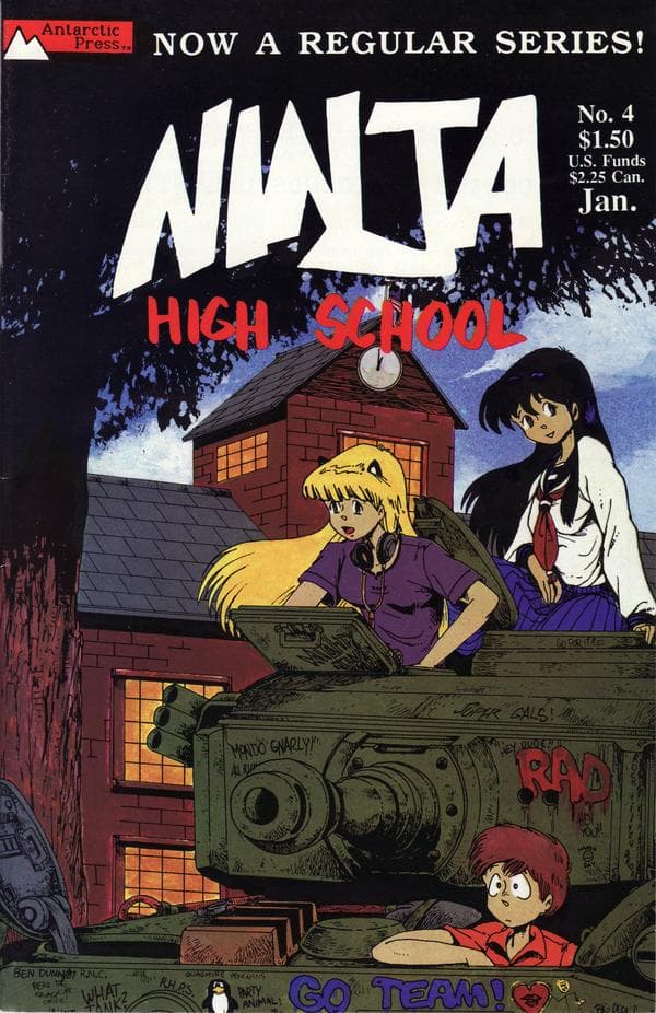 Ninja High School #4 cover