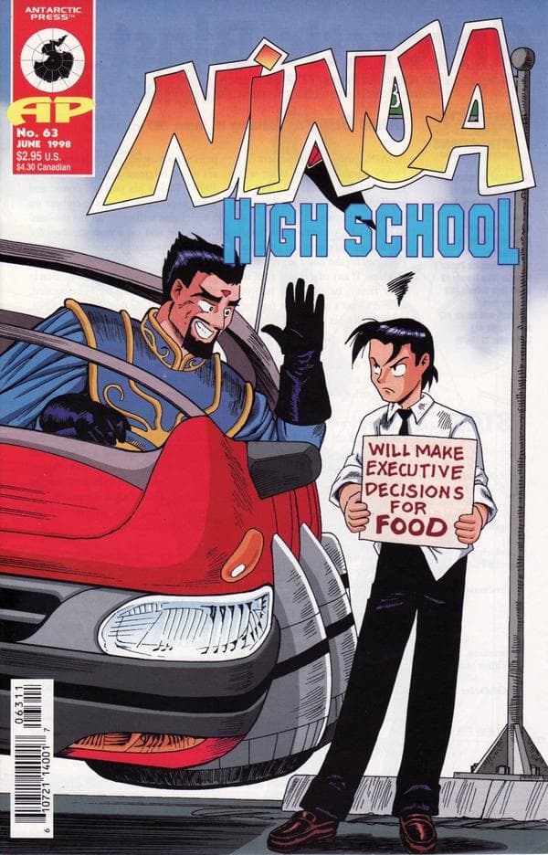 Ninja High School #63 cover