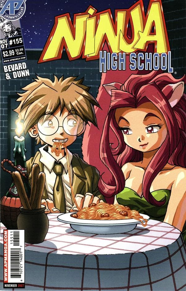 Ninja High School #155 cover