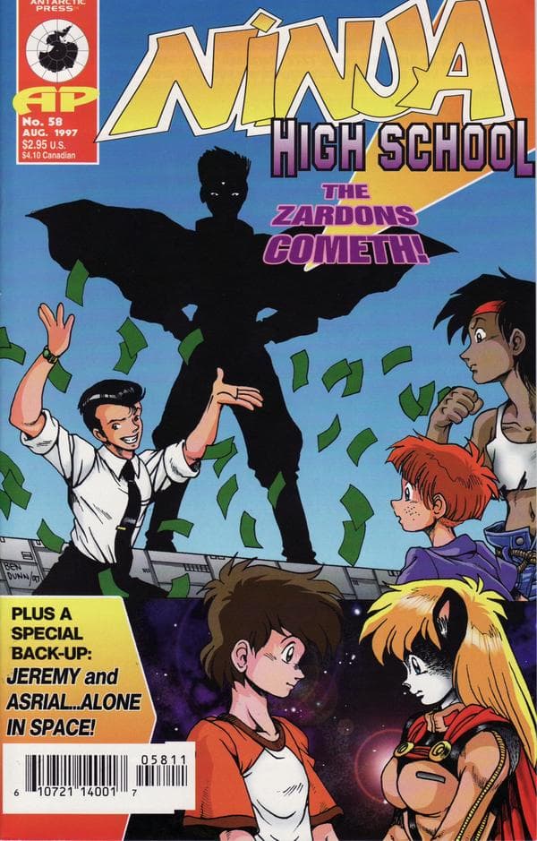 Ninja High School #58 cover