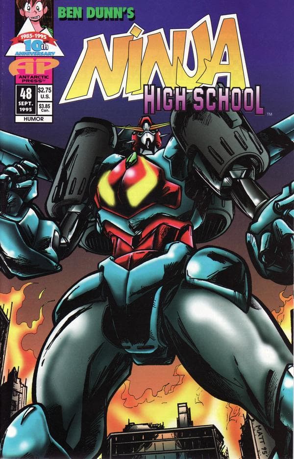 Ninja High School #48 cover