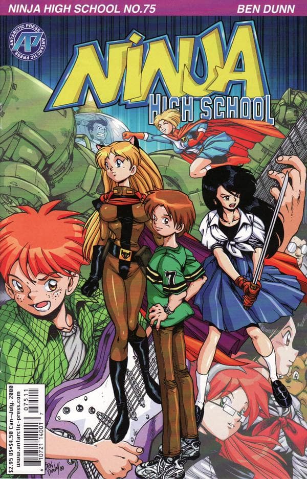 Ninja High School #75 cover