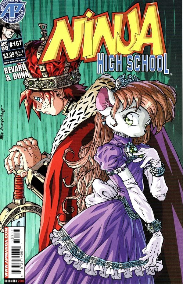 Ninja High School #167 cover
