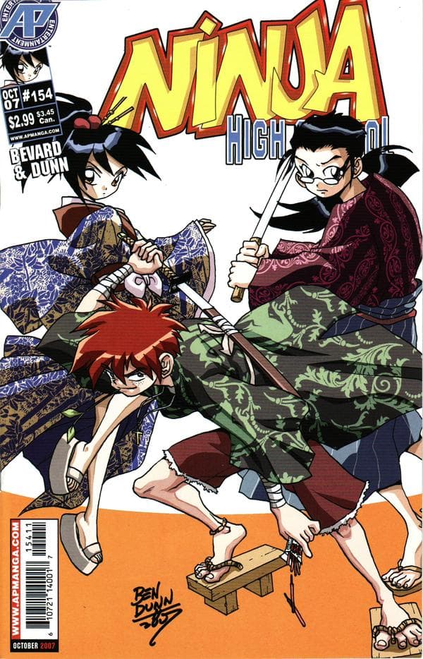 Ninja High School #154 cover