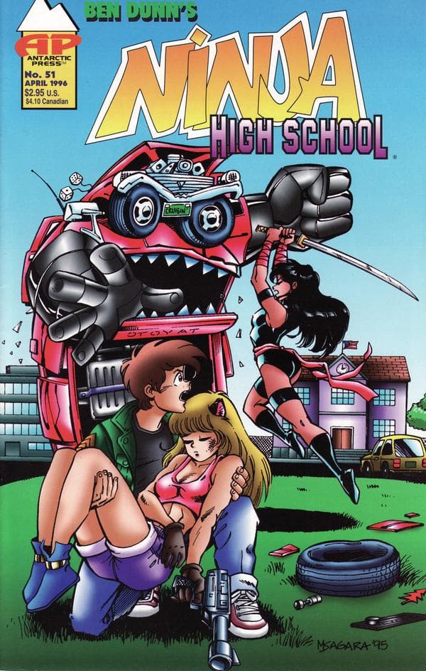 Ninja High School #51 cover