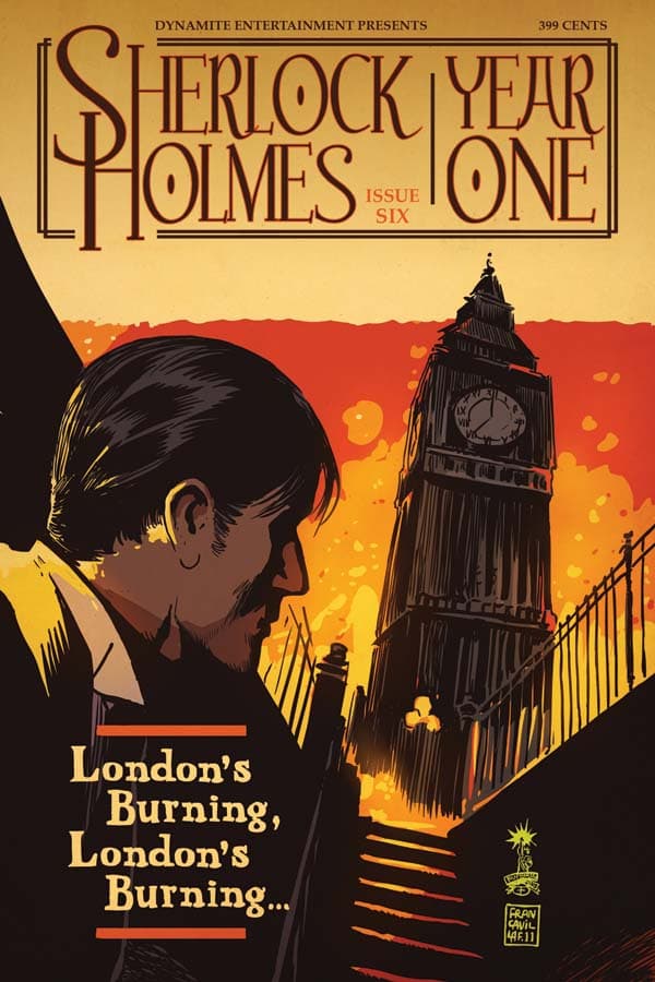 Sherlock Holmes: Year One #6 cover