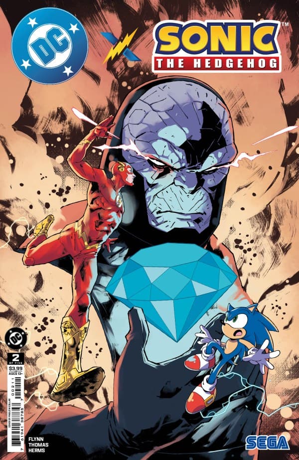 DC x Sonic the Hedgehog #2 cover