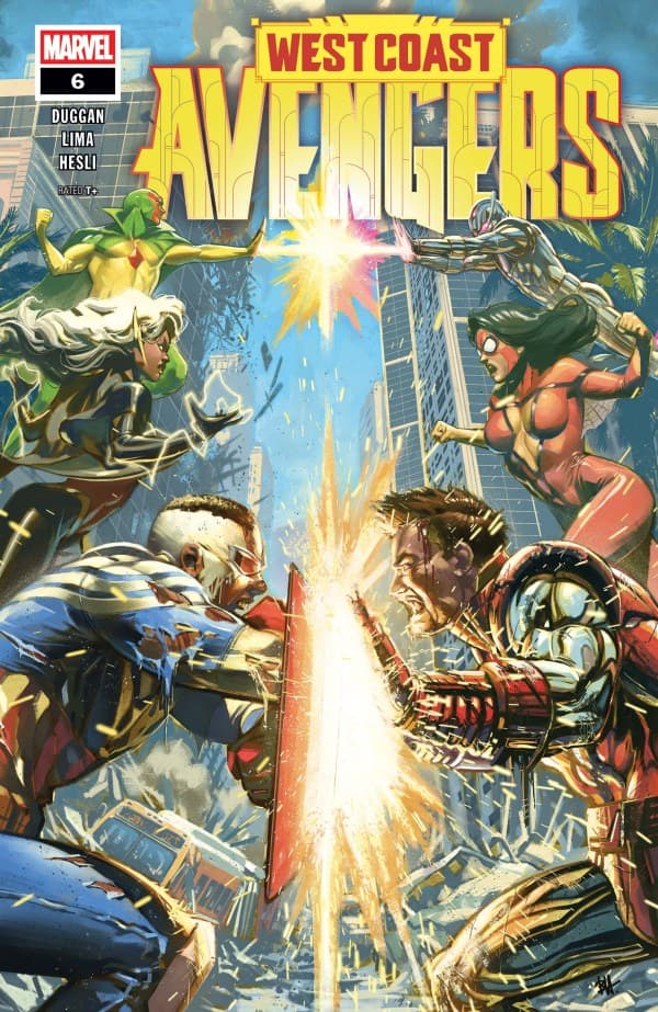 West Coast Avengers #6 cover