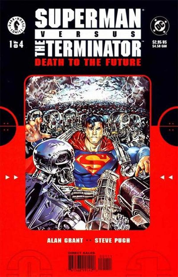 Superman vs. Terminator: Death to the Future #1 cover