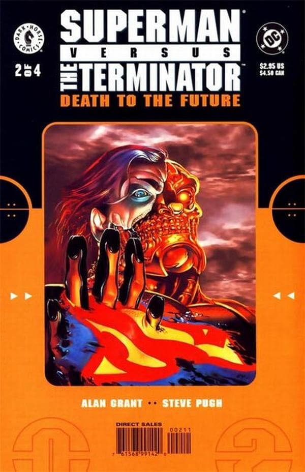 Superman vs. Terminator: Death to the Future #2 cover