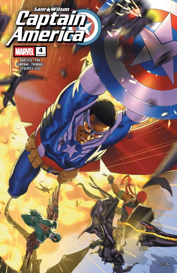Sam Wilson: Captain America #4 cover