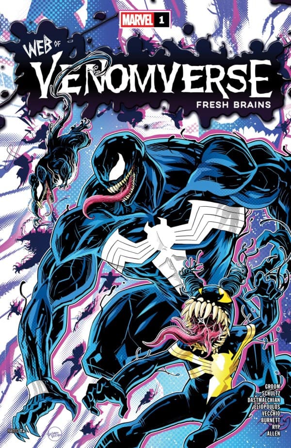 Web of Venomverse: Fresh Brains cover — © Marvel Comics
