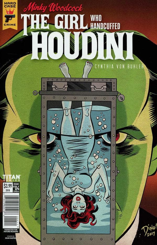 Minky Woodcock: The Girl Who Handcuffed Houdini #4 cover