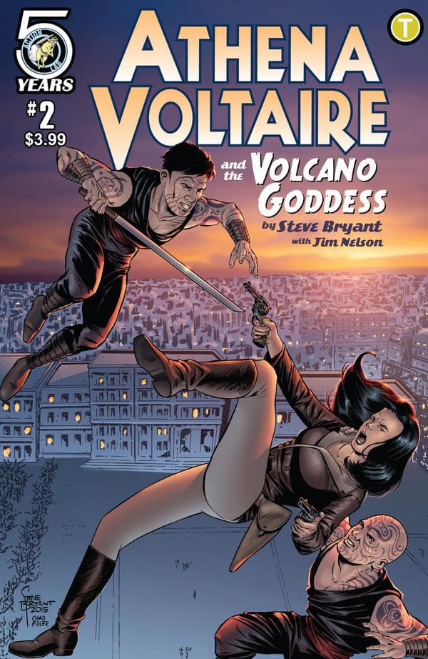 Athena Voltaire and the Volcano Goddess #2 cover