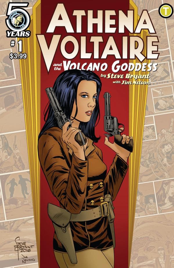 Athena Voltaire and the Volcano Goddess #1 cover