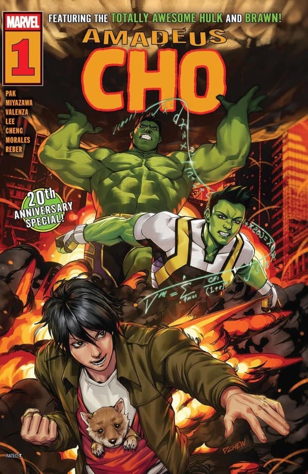 Amadeus Cho 20th Anniversary Special cover — © Marvel Comics