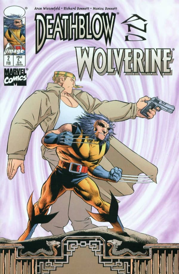 Deathblow / Wolverine #2 cover