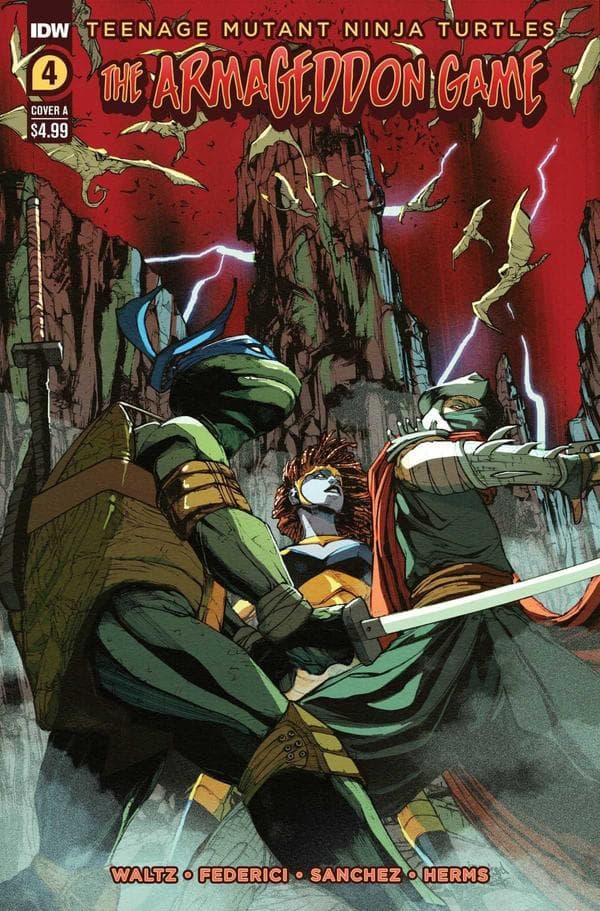 Teenage Mutant Ninja Turtles: The Armageddon Game #4 cover