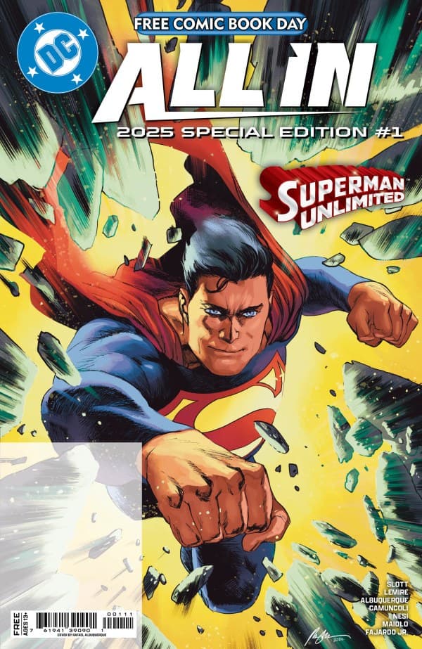 DC All In 2025 FCBD Special Edition cover — © DC Comics