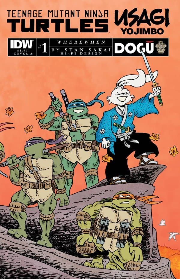 Teenage Mutant Ninja Turtles / Usagi Yojimbo: Wherewhen #1 cover
