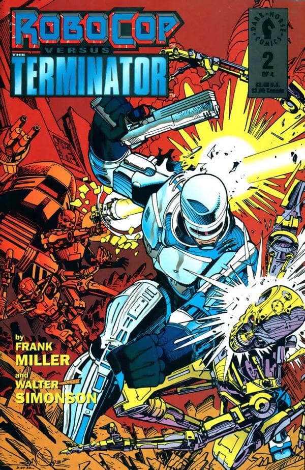 RoboCop versus the Terminator #2 cover