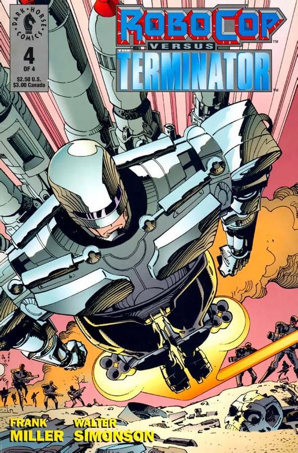 RoboCop versus the Terminator #4 cover