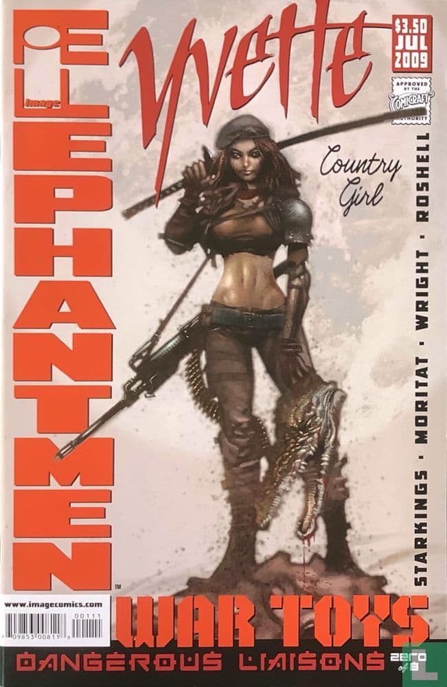Elephantmen War Toys: Yvette #1 cover