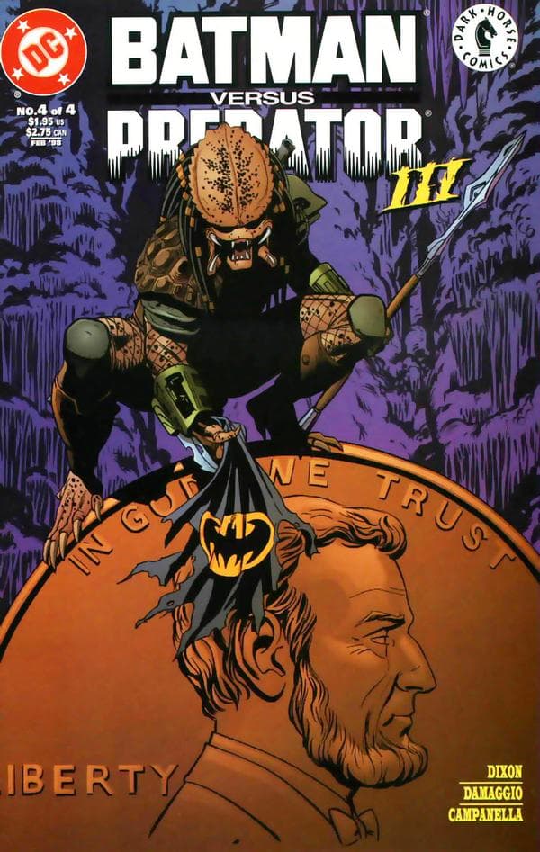 Batman Versus Predator III #4 cover