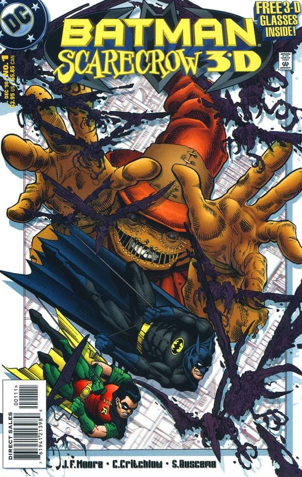 Batman/Scarecrow 3-D #1 cover