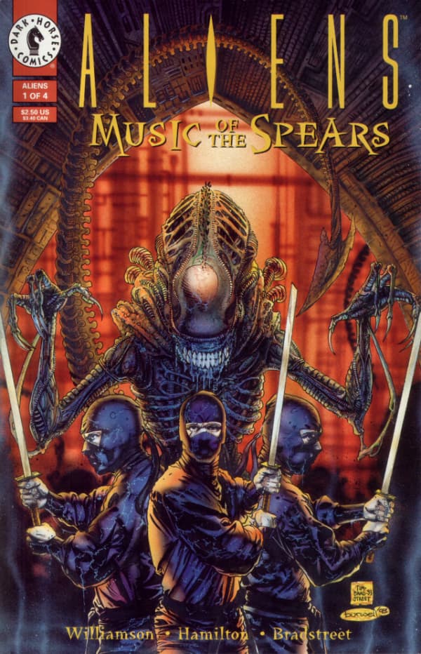 Aliens: Music of the Spears cover — © Dark Horse Comics