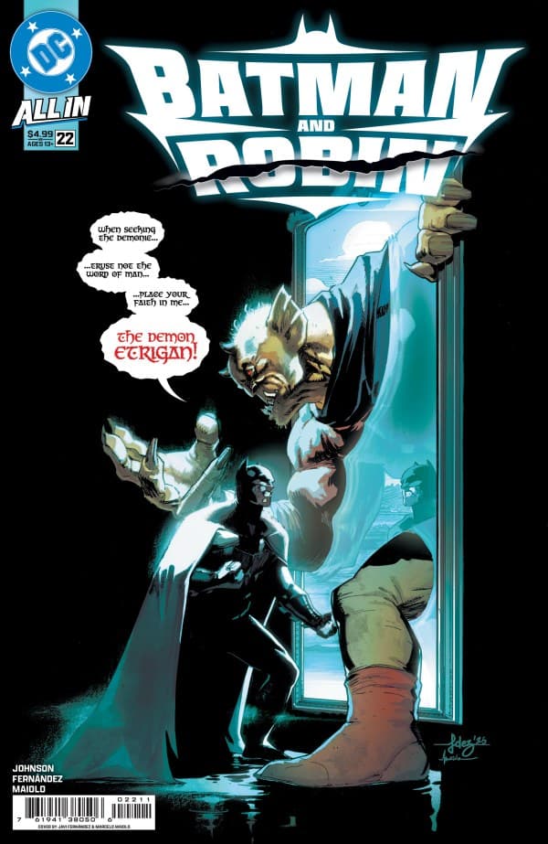 Batman and Robin #22 cover