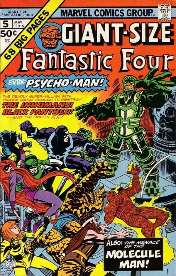 Giant-Size Fantastic Four #5 cover