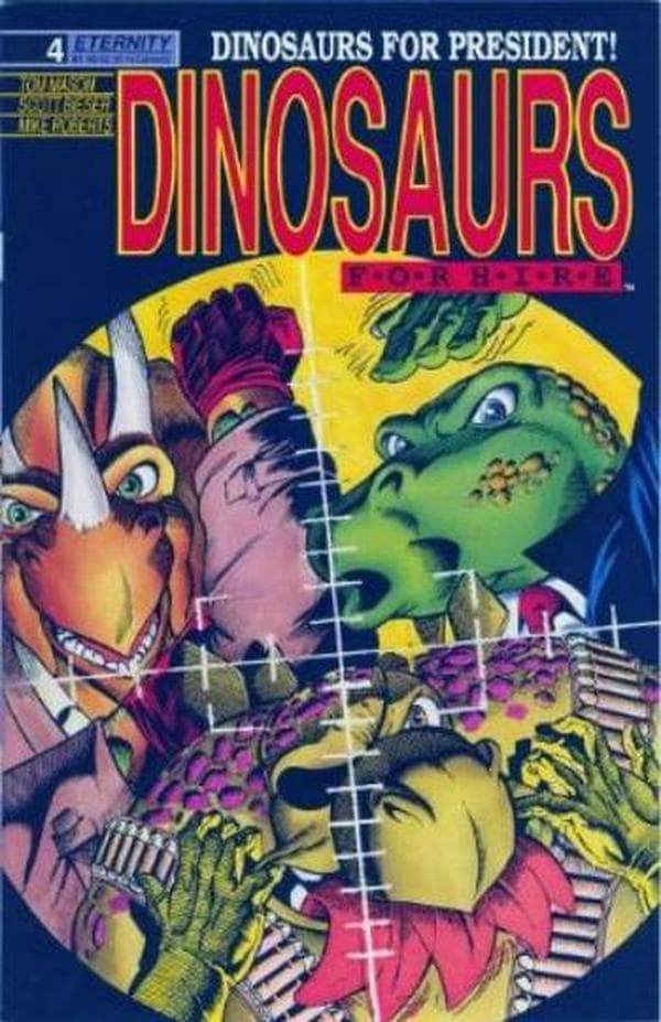 Dinosaurs for Hire #4 cover