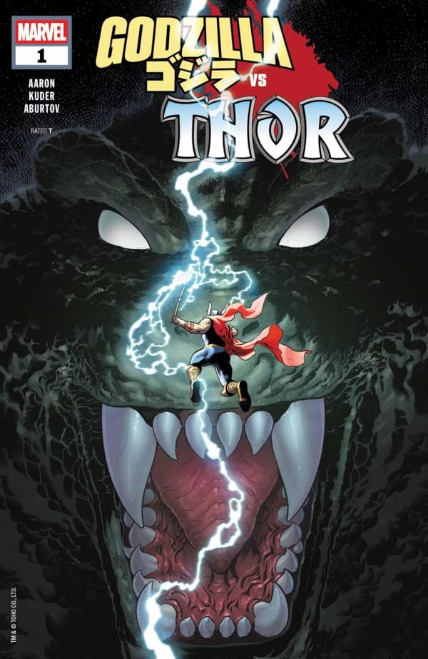 Godzilla vs. Thor #1 cover