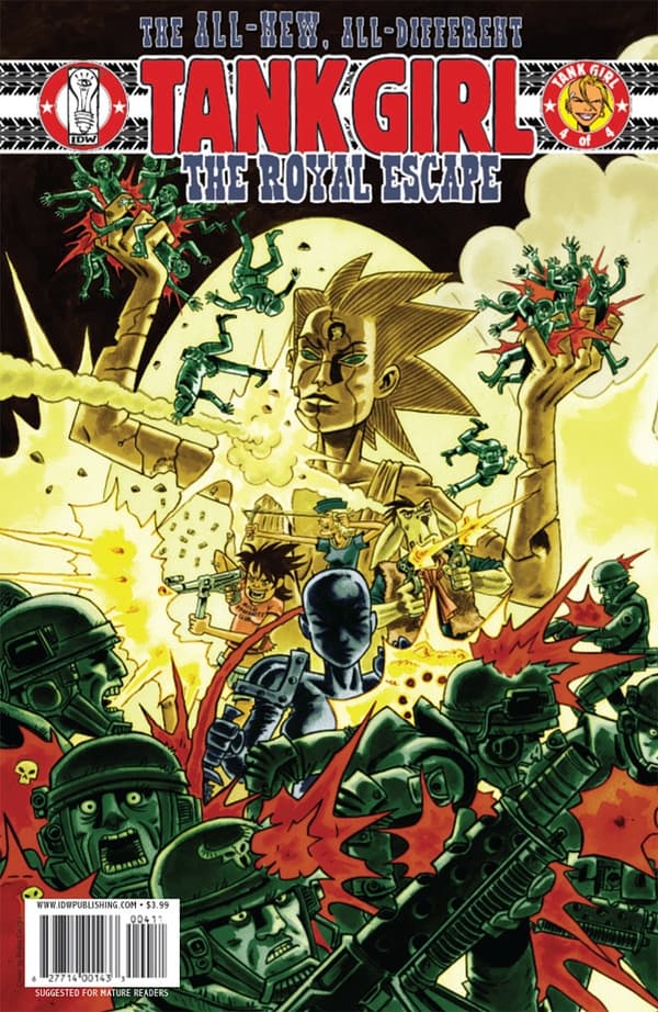 Tank Girl: The Royal Escape #4 cover