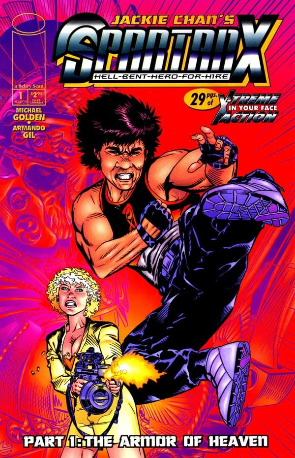 Jackie Chan's Spartan X: Hell-Bent-Hero-For-Hire #1 cover
