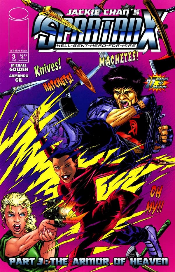 Jackie Chan's Spartan X: Hell-Bent-Hero-For-Hire #3 cover